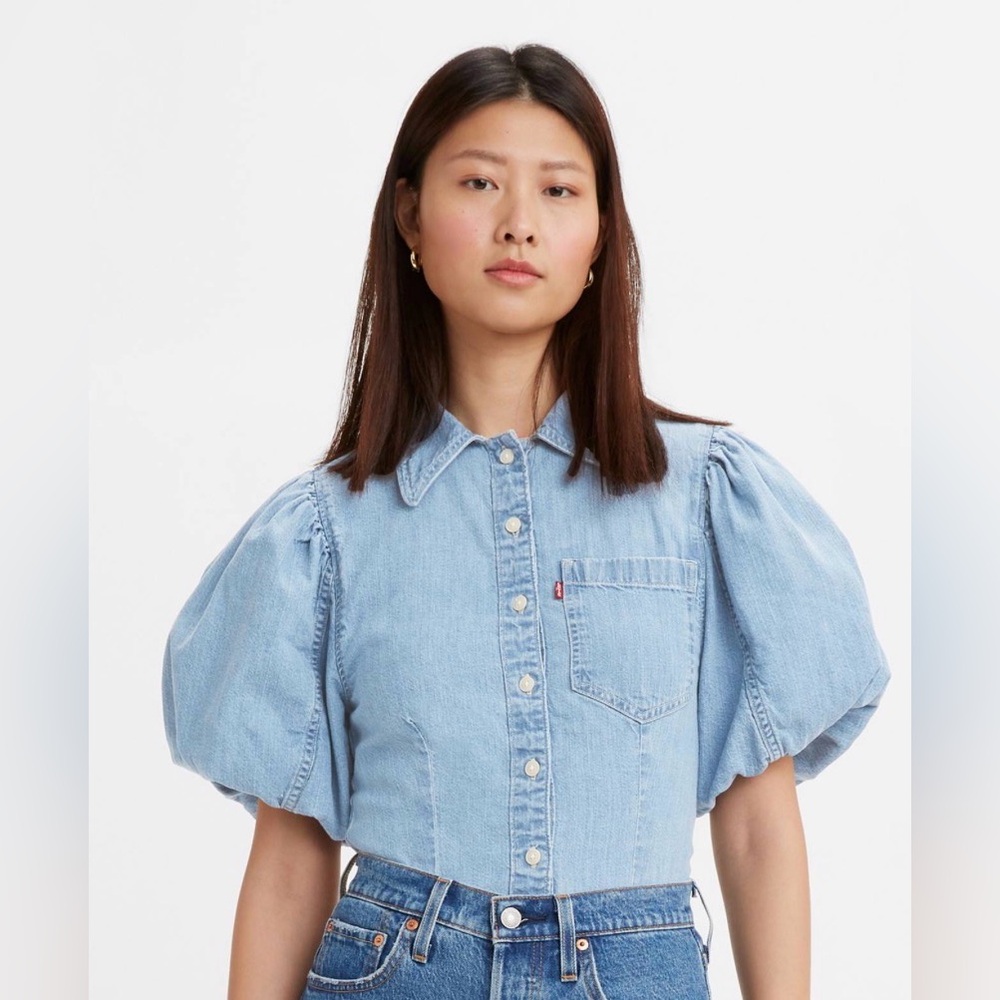 Levi's Women's Roxy Bubble Sleeve Shirt